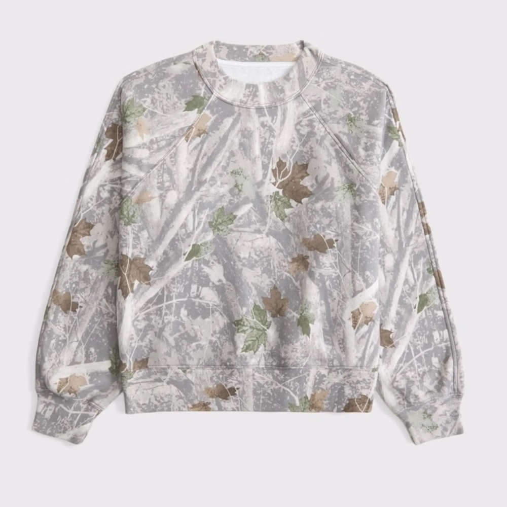Abercrombie & Fitch Gray Sweatshirt